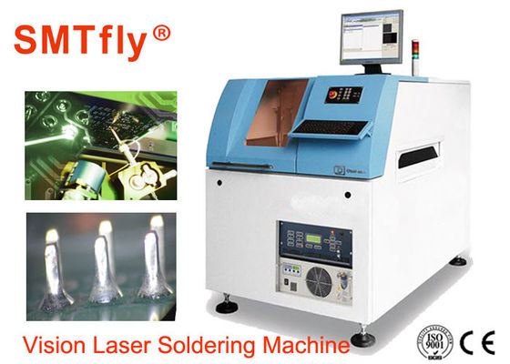 Cina 300 * 300 Otomatis PCB Soldering Machine Sistem Laser Welding 0.3mm Spot Ukuran pemasok