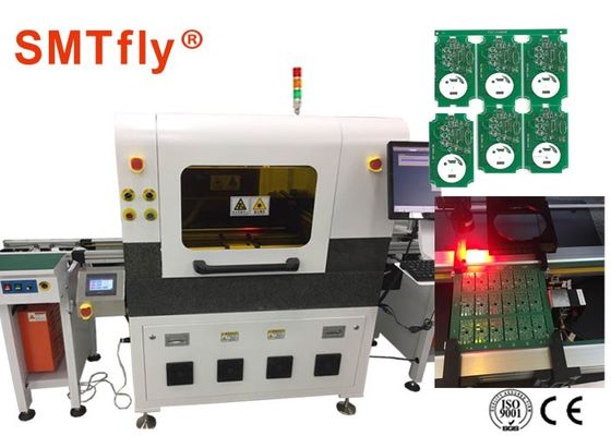 Cina 17W Laser PCB Mesin UV / Inline PCB Depaneling Router Mesin Marmer Landasan pemasok