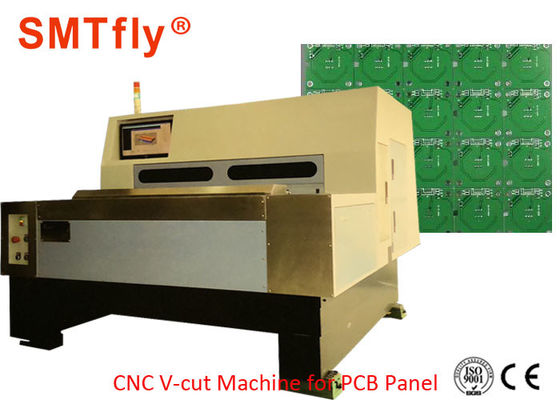 Cina 70m / Min Kecepatan PCB Scoring Machine Untuk Single Dan Double Sided SMTfly-3A1200 pemasok