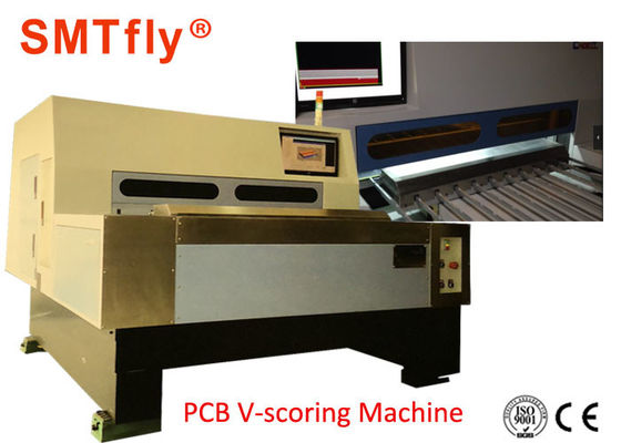 Cina 0.05mm Keakuratan PCB Scoring Machine 1900 × 2280 × 1585mm Ukuran SMTfly-3A1200 pemasok