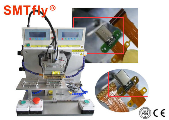 Cina Panas Welding FPC Connector Hot Bar solder Mesin 1 ~ 99.9s Waktu Menekan Panas pemasok