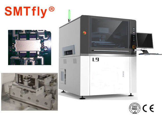 Cina Auto SMT Stencil Printer Solder Printing Machine Untuk 0,4 ~ 8mm Tebal PCB SMTfly-L9 pemasok