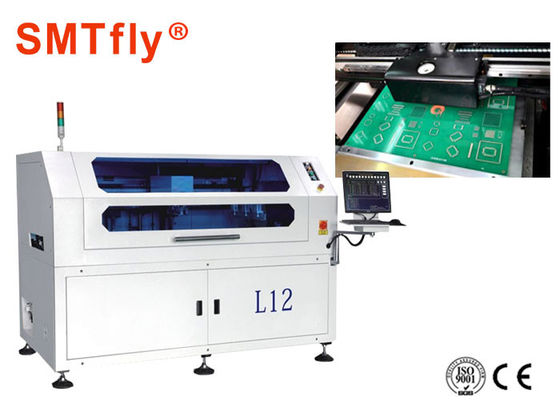 Cina 1200mm Solder Paste Printing Machine PCB LED Printer Dengan Sistem Scraper SMTfly-L12 pemasok