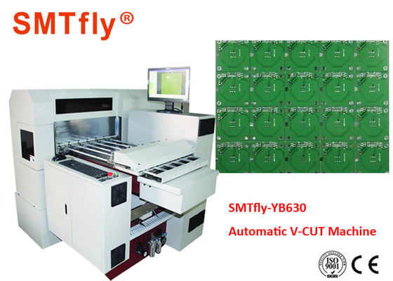 Cina 630 * 630mm V Cut PCB Scoring Machine 0-40m / Min Pengolahan Kecepatan SMTfly-YB630 pemasok