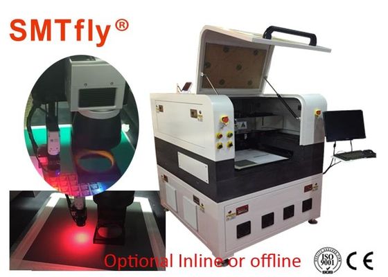 Cina Auto 355nm UV Laser Cutting Machine, PCB depaneling Peralatan Warna Putih pemasok