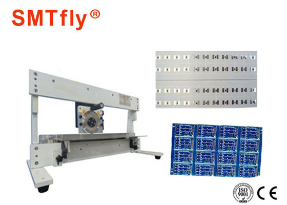 Cina Putaran Pisau V Cut PCB Separator Machine Manual Kecepatan Adjustable SMTfly-1M pemasok