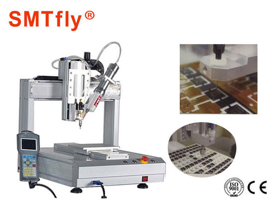 Cina Metode Kontrol Kotak Ajar Mesin SMT Glue Dispenser Untuk PCB Ic Chips SMTfly-AB pemasok