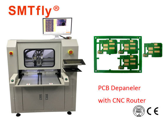Cina Stand Alone CNC PCB Depaneling Mesin Router Dengan 80mm / S, 0.1mm Cutting Precision pemasok