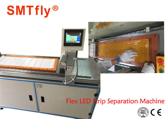 Cina 600mm LED Strip Separator V Cut PCB depaneling Machine dengan FPC Flexible Board SMTfly-1SN pemasok